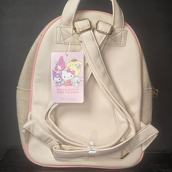 NWT Disney Primark Hello Kitty Linen backpack - Picture 2 of 2